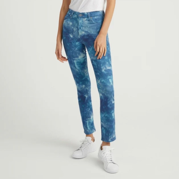 AG Jeans - Mari Slim Straight - Abstract Tiedye - Size 30 - NWT - NEW WITH TAGS - Picture 1 of 10